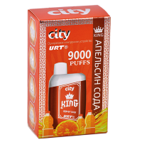 POD система City - King 9000 затяжек - Апельсин - Сода - 1,8% - (1 шт.)