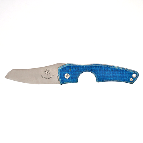 Сигарный Нож Les Fines Lames - Le Petit - Blue Micarta-3