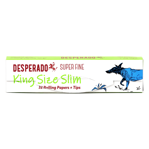 Бумага самокруточная Desperado Super Fine - King Size Slim + Tips (32 шт.)