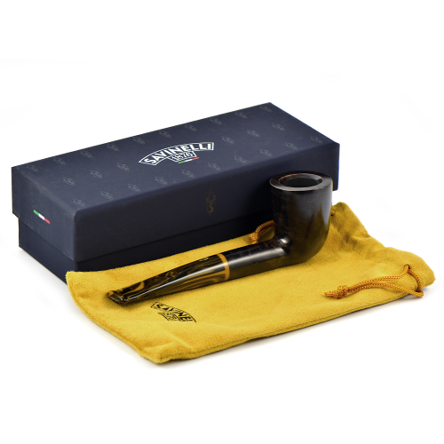 трубка Savinelli Tigre Smooth Dark Brown - 409 (фильтр 9 мм)-2