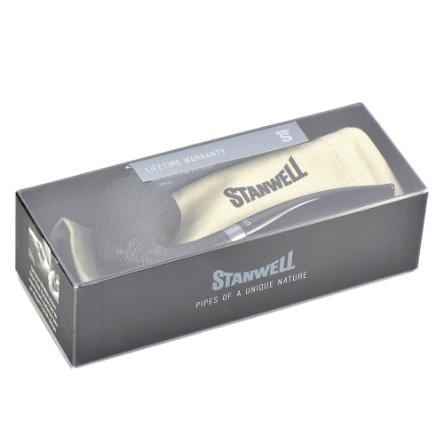 Трубка Stanwell Plateaux - Brashed Black - 62B (без фильтра)-6