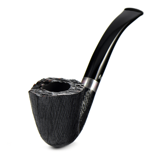 Трубка Stanwell Plateaux - Brashed Black - 62B (без фильтра)-2