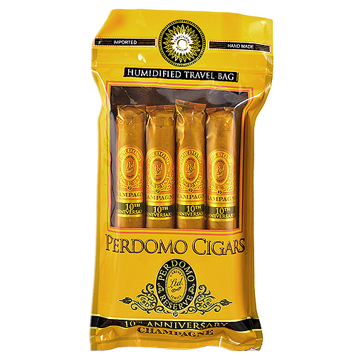 Набор сигар Perdomo - Perdomo Humidified Bags - Epicure Champagne (4 шт.)