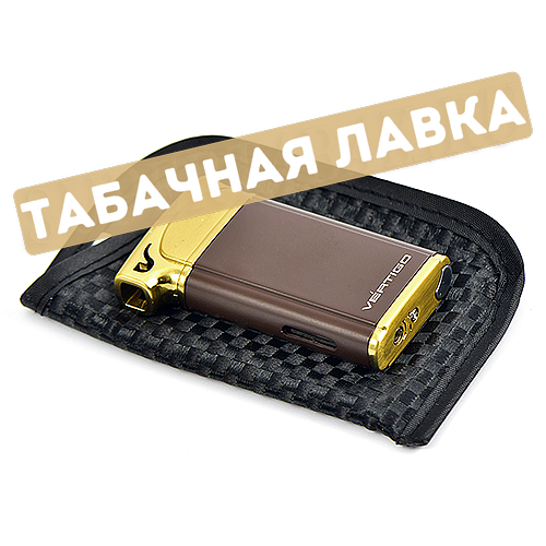 Зажигалка трубочная Vertigo - Crosby Pipe - Gold-1