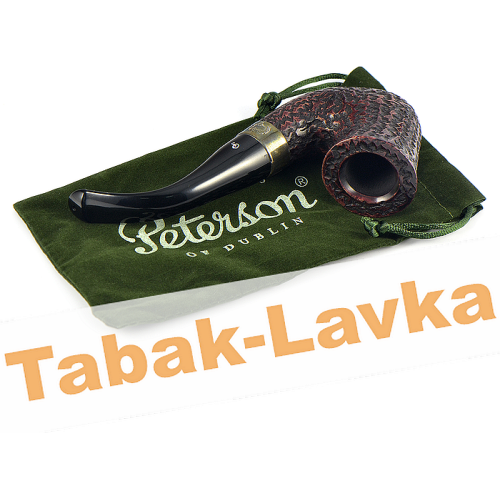 Трубка Peterson Sherlock Holmes - Rustic - Original P-Lip (фильтр 9 мм)-4