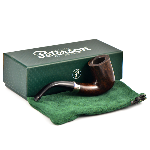 Трубка Peterson Sherlock Holmes - Dark Smooth - Rathbone P-Lip (фильтр 9 мм)-1