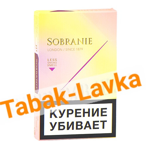 Сигареты премиум Sobranie London Slide Box Golds МРЦ 223