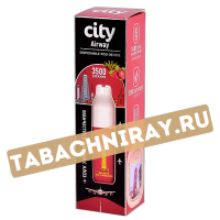 POD система City - Airway 3500 затяжек - Манчестер (Клубника с алоэ) - 1.8% - (1 шт)