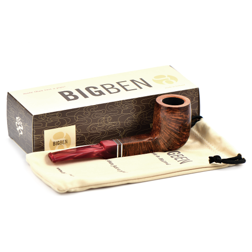 Трубка Big Ben Maestro - Tan Polish Red Stem - 409 (фильтр 9 мм)-3