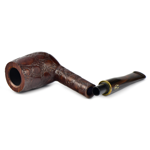 Трубка Savinelli Alligator - Brown 140 (фильтр 9 мм)-6