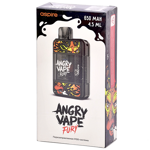 Многоразовая POD-система Brusko Angry Vape Fury - Black