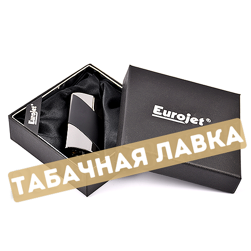 Зажигалка EuroJet 251015 - Turbo (Chrome Black)-1