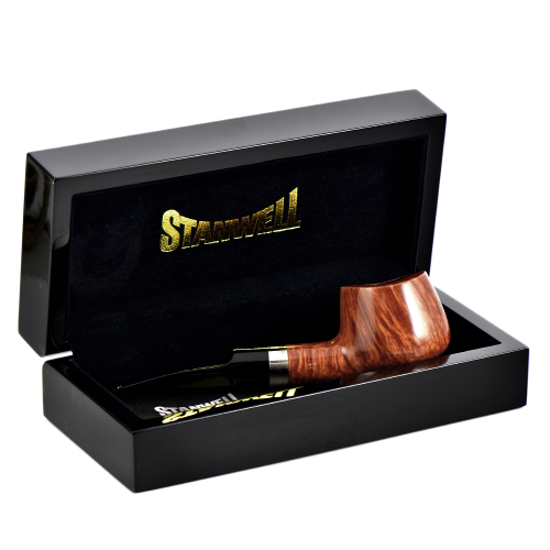 Трубка Stanwell Flame Grain Silver Mounted - 11 (фильтр 9 мм)-4