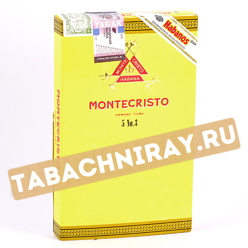 Сигара Montecristo №3 (пачка 5 шт.)