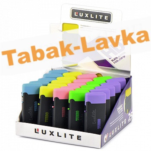 Зажигалка турбо Luxlite XHD 207 - Black Rubber-3