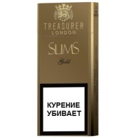 Сигареты Treasurer London Slims Gold