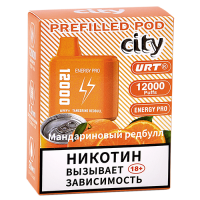 Картридж City Energy Pro 12.000 - Мандариновый Ред Булл (1 шт.)