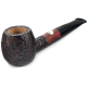 Трубка Savinelli Football - Rustic Black (фильтр 9 мм)