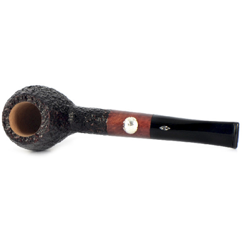 Трубка Savinelli Football - Rustic Black (фильтр 9 мм)-2