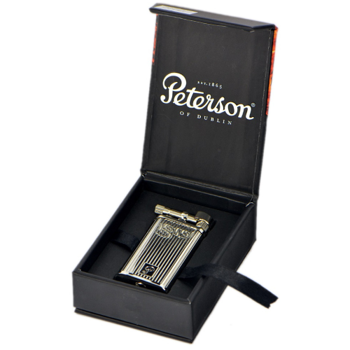 Зажигалка трубочная Peterson - Арт 112 Silver Stripe-1