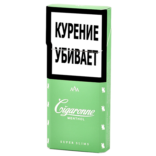 Сигареты Cigaronne - Super Slims Menthol (МРЦ 280)-1