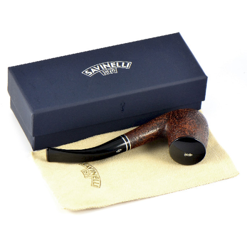 Трубка Savinelli Monsieur - SandBlast KS 606 (фильтр 9 мм)-3