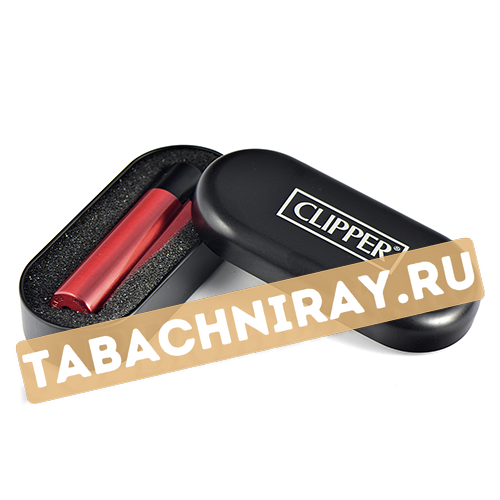 Зажигалка Clipper - СМ0S110 Metalic Red\Black-2