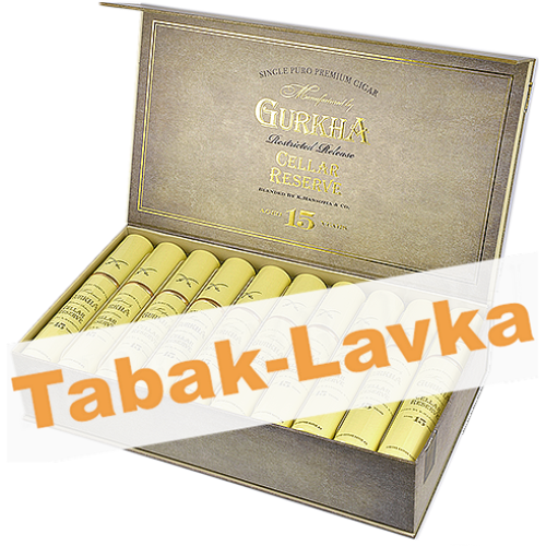 Сигара Gurkha - Cellar Reserve 15 - Hedonism Grand Rothchild TUBOS - 1шт.-1