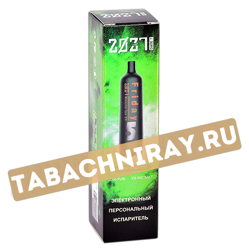 POD система AIRBAR - 2027 Friday (2000 затяжек) - Ледяной Монстр - (1 шт) SALE !!!