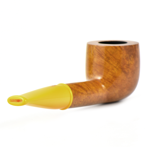 Трубка Savinelli - Mini Smooth Yellow Stem - 128 (фильтр 9 мм)-4