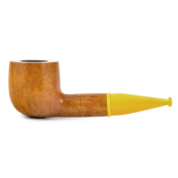 Трубка Savinelli - Mini Smooth Yellow Stem - 128 (фильтр 9 мм)