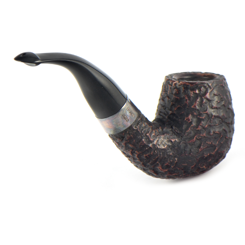 Трубка Peterson Sherlock Holmes - Rustic - Professor P-Lip (фильтр 9 мм)-1