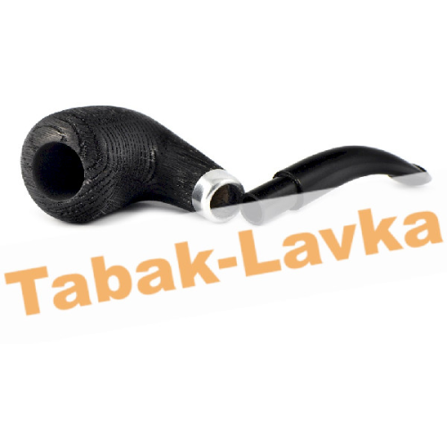 Трубка WoodPipe - Груша 004 - BlastBlack - (фильтр 9 мм)-3