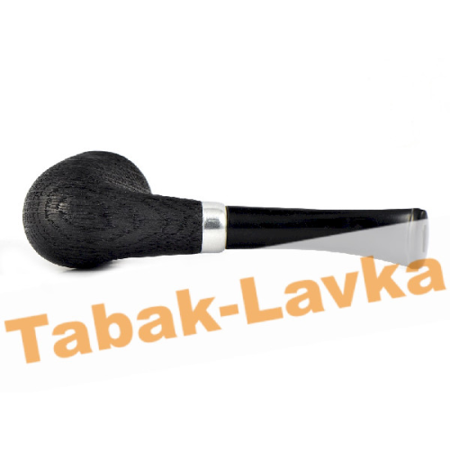 Трубка WoodPipe - Груша 004 - BlastBlack - (фильтр 9 мм)-5