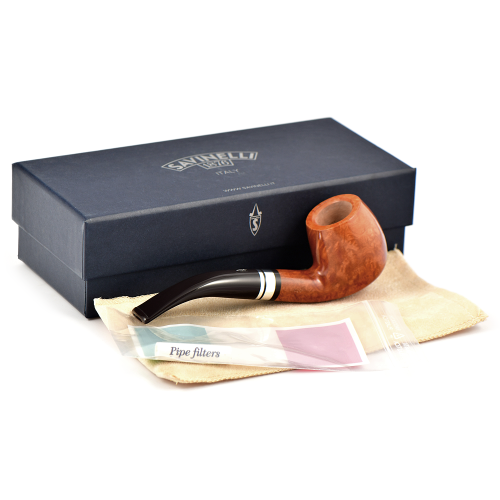 Трубка Savinelli Minerva - Liscia Nat 601 (фильтр 9 мм)-4