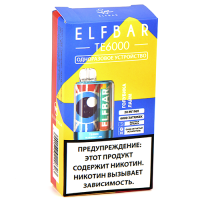 POD система Elf Bar - TE 6.000 - Голубика - Лайм - 2% - (1 шт.)