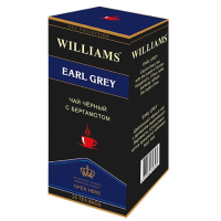 Чай Williams - Earl Grey (черный с бергамотом) - (25 пакетиков)