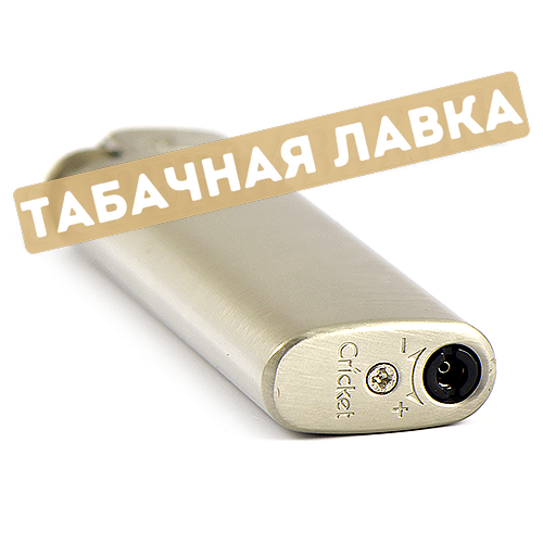 Зажигалка Cricket De Luxe (заправляемая) Steel-4