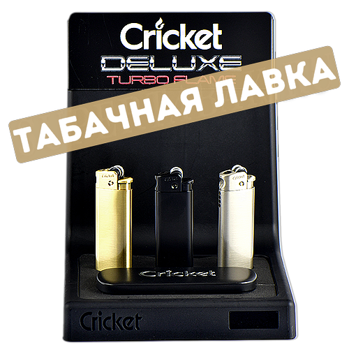 Зажигалка Cricket De Luxe (заправляемая) Steel-3