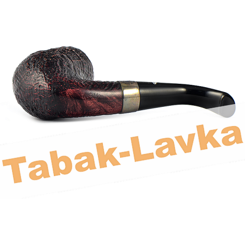 Трубка Peterson Sherlock Holmes - Sandblast - Professor P-Lip (фильтр 9 мм)-5