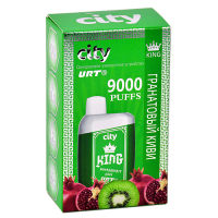 POD система City - King 9000 затяжек - Гранат - Киви - 1,8% - (1 шт.)