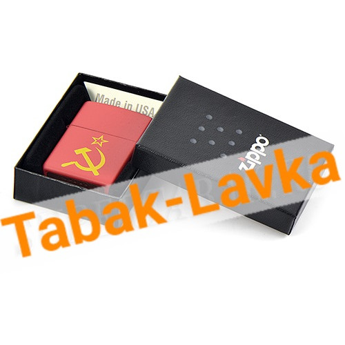 Зажигалка Zippo 233 - Russian Hammer Sickle Star-1