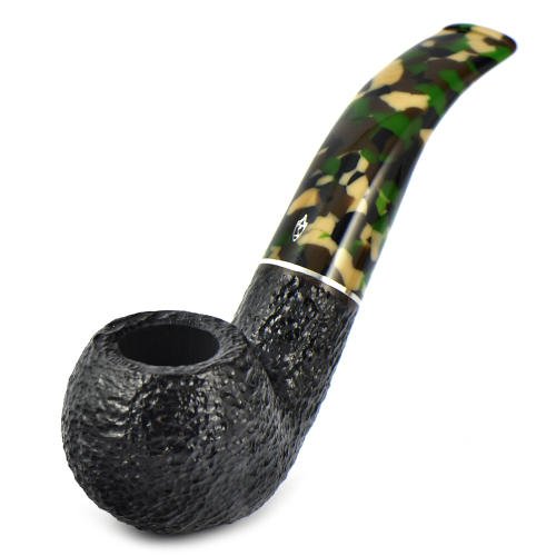 Трубка Savinelli Camouflage - Rustic Black 642 (фильтр 9 мм)-4