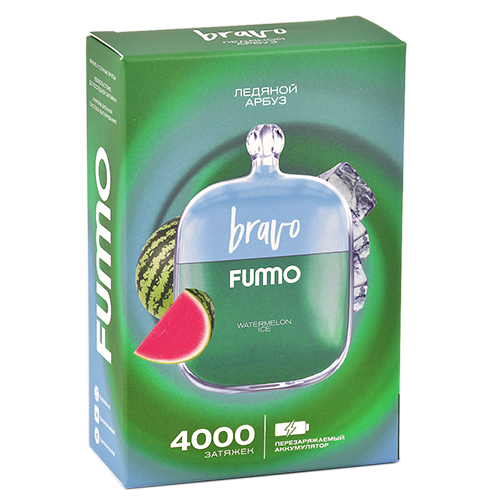 POD система Fummo - Bravo 4000 затяжек - Ледяной арбуз - 2% - (1 шт.)