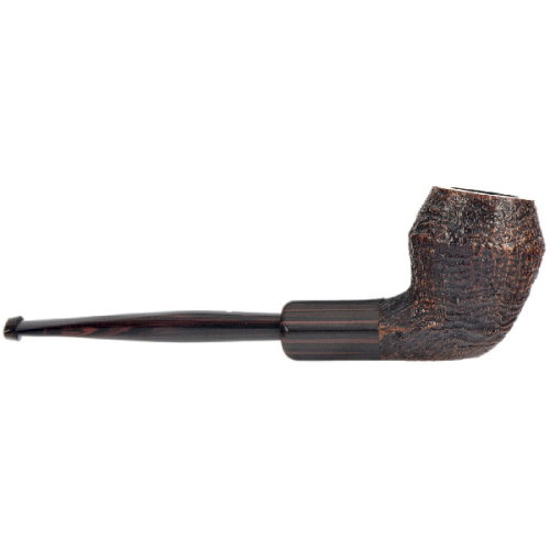 Трубка Dunhill - Cumberland - 4104 Vulcanite Army Mounted (без фильтра)-5