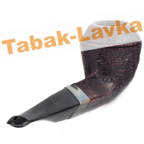 Трубка Peterson Sherlock Holmes - Sandblast - Baker Street P-Lip (фильтр 9 мм)-4