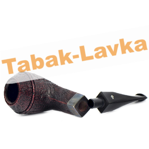 Трубка Peterson Sherlock Holmes - Sandblast - Baker Street P-Lip (фильтр 9 мм)-3