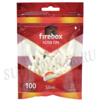 Фильтры для самокруток 6мм FireBox Slim (100 шт)