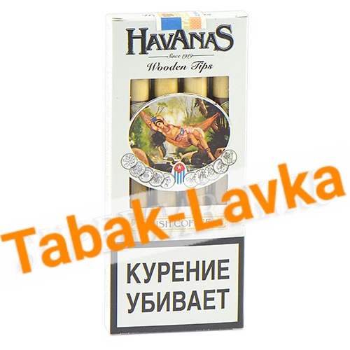 Сигариллы Havanas Wood Tip Irish Coffee - 4 шт.