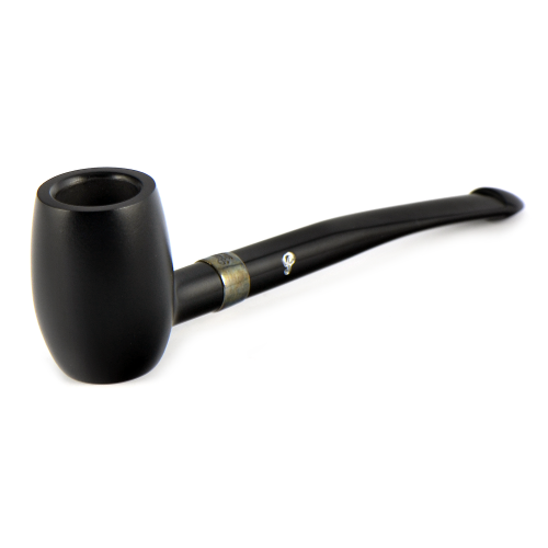 Трубка Peterson Speciality Pipes - Barrel - Ebony P-Lip (без фильтра)-1